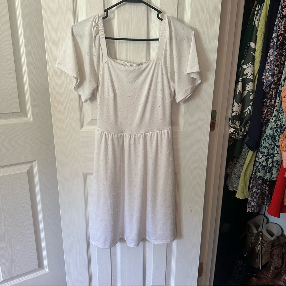 White dress